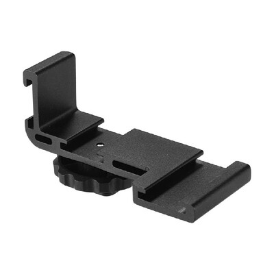 

Aluminum Alloy Triple Cold Shoe Adapter Vlogging Video Extension Bar Bracket with 14 Inch Screw Mount for Video Light Monitor Mic