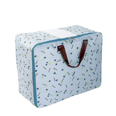 

Gobestart Large Vintage Floral Laundry Shopping Storage Tote Bag Reusable Bags Zipped