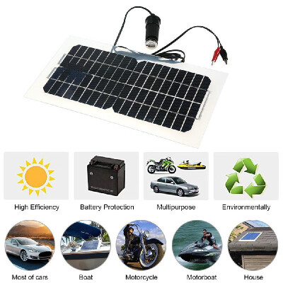 

18V 55W 315 x 165 x 015CM Semi Flexible Solar Panel With Cables