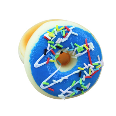 

Siaonvr Squishy Squeeze Stress Reliever Soft Colourful Doughnut Scented Slow Rising Toys
