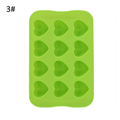 

12 Grids Silicone Chocolate Cake Pudding Mold Ice Cube Tray DIY Baking Tool