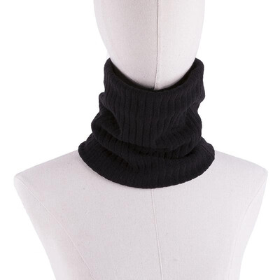 

Men Women Ribbed Knit Ring Scarves Furry Faux Fur Solid Color Winter Tube Snood Scarf Neck Warmer Neckerchief