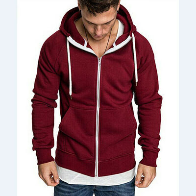 

Mens Hooded Hoodie Hoody Winter Warm Sweater Zip Jacket Coat Sweatshirt Outwear