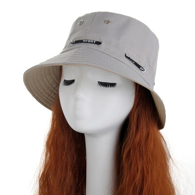 

5 Colors Unisex Men Women Summer Cotton Bucket Hat Outdoor Fisherman Camo Cap