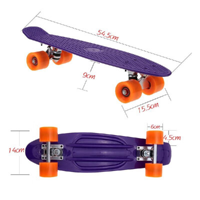 

22" Lightweight Complete Plastic Skateboard