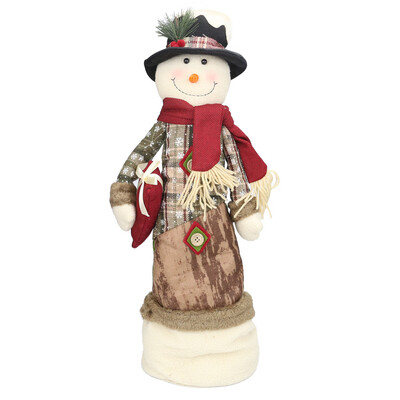 

Tailored Retractable Christmas Santa Claus Snowman Deer Dolls Standing Figurine Tree