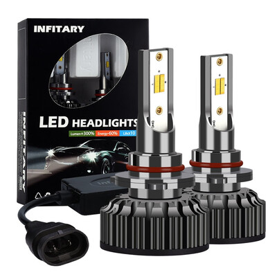 

2PCS 9005 LED Headlight Three Color Temperature Car Headlight 3000K 4300K 6000K