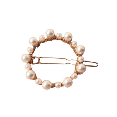 

Korean Pearls Geometric Heart Star Fringe Barrette Women Ponytail Hair Clip