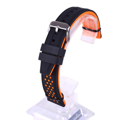

20mm 22mm 24mm 26mm Soft Silicone Watch Band Rubber Watch Strap Waterproof Watchband