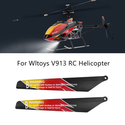 

Siaonvr 2PCS V913-07 Main Propeller Paddle Spare Parts For Wltoys V913 RC Helicopter
