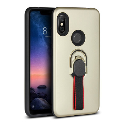 

Magnetic Case Xiaomi Redmi Note 6 Pro Finger Phone Ring Holder Case Redmi Note 6 Note6 Pro Hybrid TPU Cover Redmi note6 Stand Case