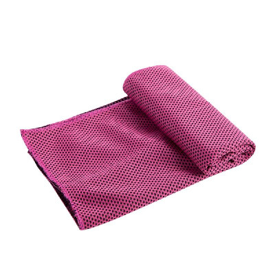 

Portable Reusable Heat Relief Instant Cooling Cold Chill Sports Cozy Towel for Running Biking Jogging Gym Gift Grey