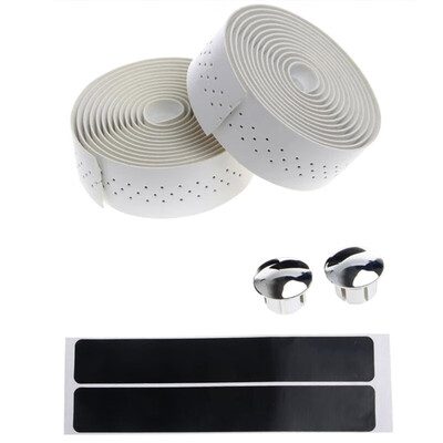 

Cycling Bicycle Handlebar Tape Road Bike PU Leather Perforated Belt Breathable Soft MTB Fixed Gear Belt Bike Accessories