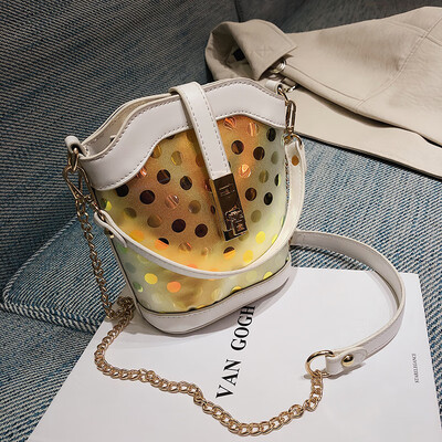 

Qiao Bani 2019 new Korean chic fashion hit color five-star plug lock handbag shoulder diagonal trend handbags