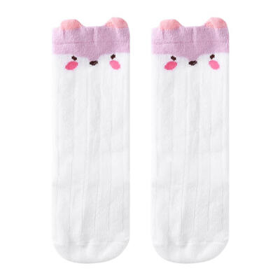 

1 Pair Baby Cartoon Boys Girls Non-Slip Socks Infant Soft Cotton Knee Socks