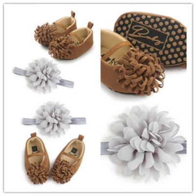 

Newborn Infant Baby Girls Shoes Suede Princess Shoes Toddler Soft Bottom Shoes
