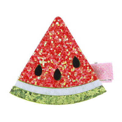 

Cute Fruit Sequins Hairpins Girls Princess Hairclip Duckbill Clamp Props