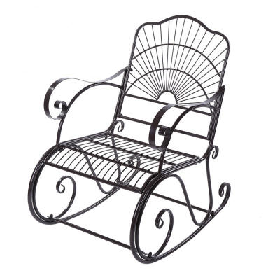 

Greensen Iron Rocking Rocker Chair Single Chair in Patio Backyard Park Balcony