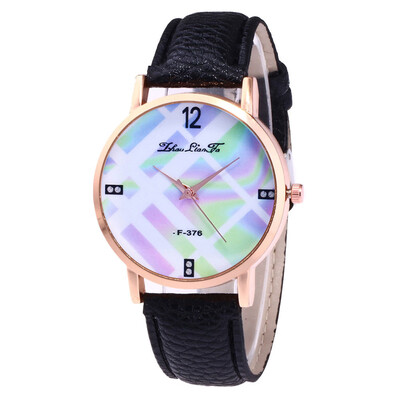 

Dream lattice Womens Casual Quartz Leather Band Analog Wristwatches womens watch casual quartz Hours woman watch 2018 &Ff
