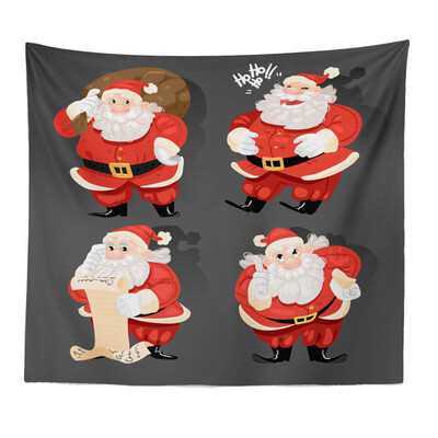 

Tailored Merry Christmas Beach Cover Up Tunic Tapestry Tablecloth Home Decoration
