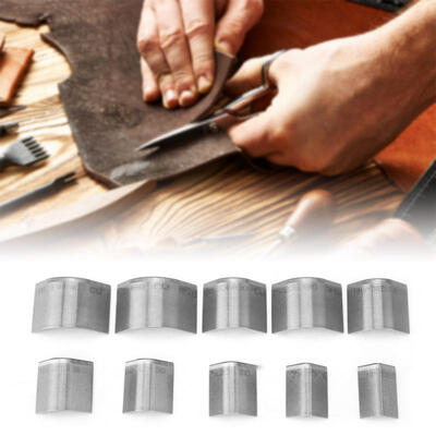 

Greensen 10pcsbox Leather Wallet Corner Edge Trimmer Handwork Leather Belt Corner Punch Cutter