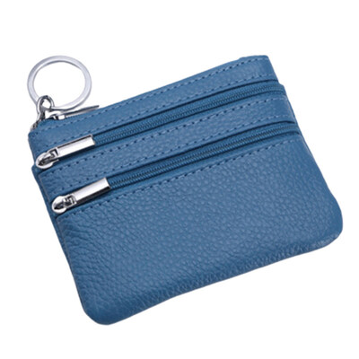 

Women Solid Color Zipper Pocket Coin Wallet Purse Clutches Bag Pouch Card Holder