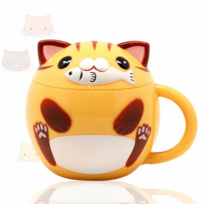 

Mini Plastic Cute Cartoon Animals Cup for Coffee Water Breakfast Children Festival Gift Anti-hot Double-layer Environment-fri