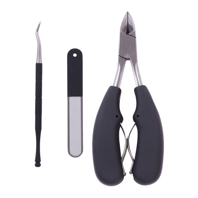 

3pcs Professional Nail Art Tool Nail Cuticle Nippers Clipper Edge Cutter Shear Manicure Trimmer Scissor