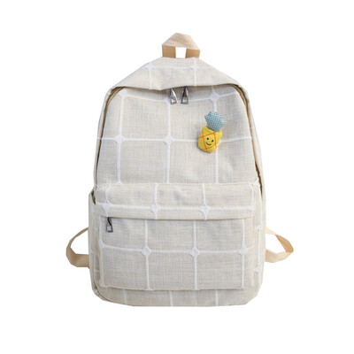 

The ancient feeling girl bag Korean Harajuku ulzzang college students Plaid backpack female backpack
