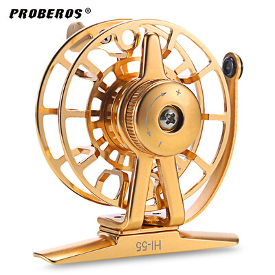 

PROBEROS Ultra-light 2 1BB Full Metal Stainless Steel CNC Machined Ice Fly Fishing Reel