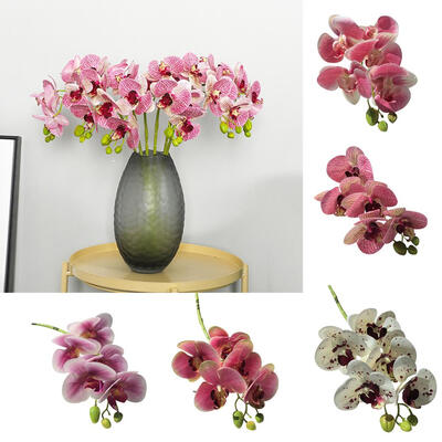 

1Pc Artificial Flower Butterfly Orchid DIY Stage Party Festival Office Decor