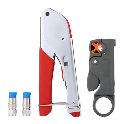 

3 in 1 518A Coaxial Cable 322A Wire Stripper F Connector Network Tool Kit