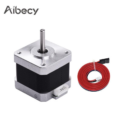 

Aibecy 3D Printer 17HS4401 Stepper Motor 15A 40Ncm 4-Lead Stepping Motors for 3D Printers CNC Pack of 5