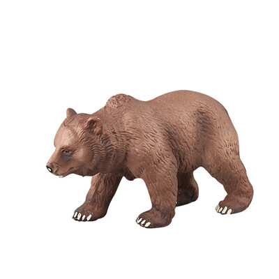 

Tailored Educational Simulated Brown Bear Model Kids Children Toy Brown Bear Gift