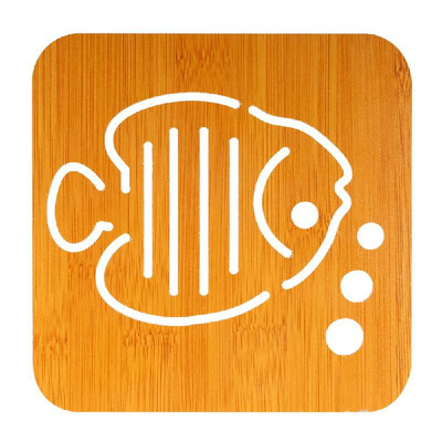 

Heat Insulation Mat Bamboo Wood Insulation Mat Heat Resistant Trivet Mat Hot Pot Holder Cute Table Mat 57"57"018"