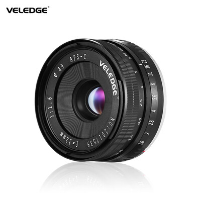 

VELEDGE 32mm F16 Large Aperture Manual Focus Lens APS-C for Sony E-Mount Digital Mirrorless Cameras NEX 3 NEX 3N NEX 5 NEX 5T