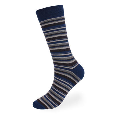 

1 Pair Striped Mens Socks Casual Winter Autumn Warm Leisure Cotton Crew Socks For Men High Quality