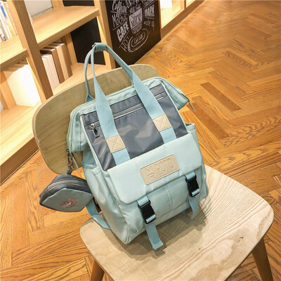 

Gugu Gan Junior High School Shoulder Pack Girl Ins Wind High Capacity Travel Computer Backpack College Students Backpack