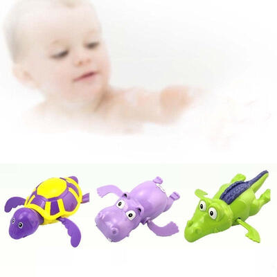 

Wind up Swimming TurtleHippopotamusCrocodile Pool Animal Toy For Baby Kid Bath
