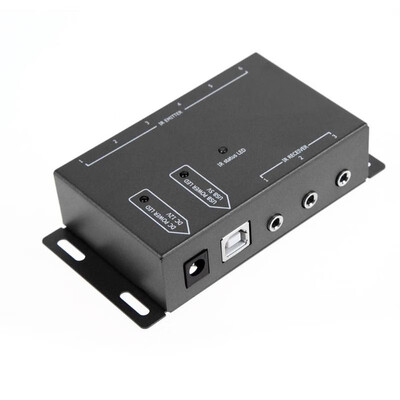 

Remote Control Extender 6 Emitters 1 Receiver System Kit IR Repeater EU