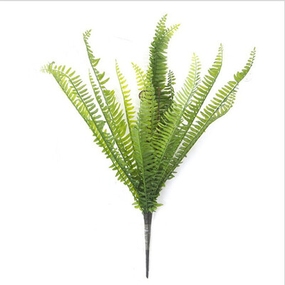 

Artificial Plant 7 Forks Home Room Wall Wedding Party Decoration Silk Cloth