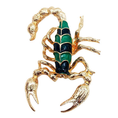 

Halloween Accessories European&American Personality Drops of Oil Enamel Animal Scorpion Brooch