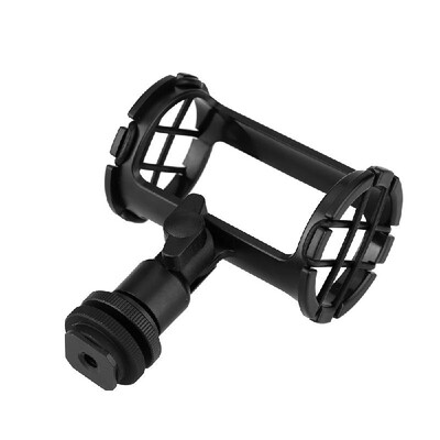 

BOYA BY-C04 Camera Video Microphone Shock Mount for RODE NT4 BOYA BY-PM1000 Microphones 074" - 086" 19mm-22mm in Diameter