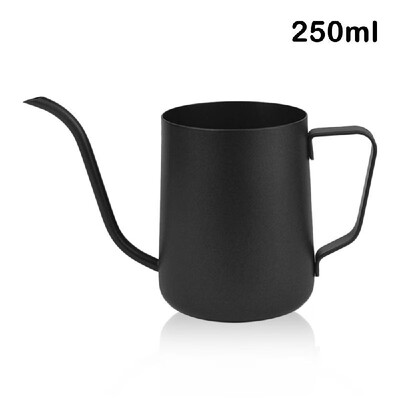 

250ml 350ml 600ml Long Narrow Spout Coffee Pot Tea Pot 304 Stainless Steel Kettle With Hanging Ear Long Gooseneck Spout