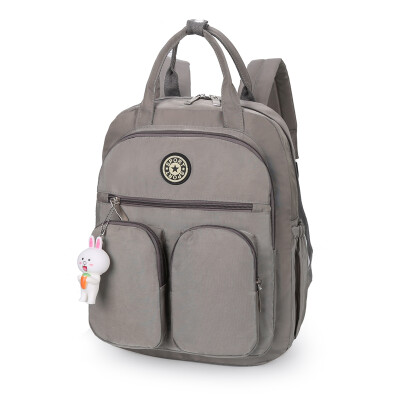 

Multi-pocket doughnut double shoulder bag female student schoolbag computer backpack travel bag large capacity casual canvas