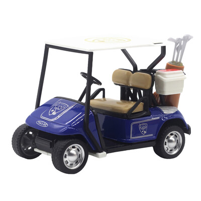 

Siaonvr NEW 120 Scale Mini Alloy Pull Back Golf Cart w Clubs Diecast Model Vehicle Toy