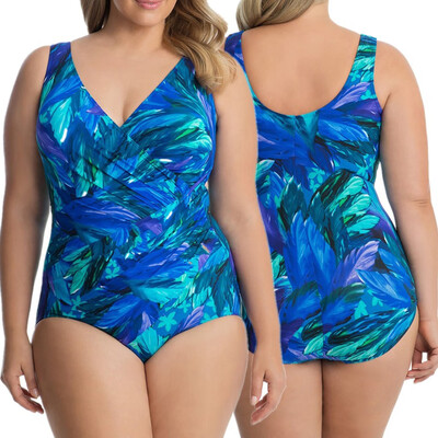 

Roseonmyhand Women Plus Size Sexy Sport Bikini Swimsuit Swimwear Bathing Beachwear Backless
