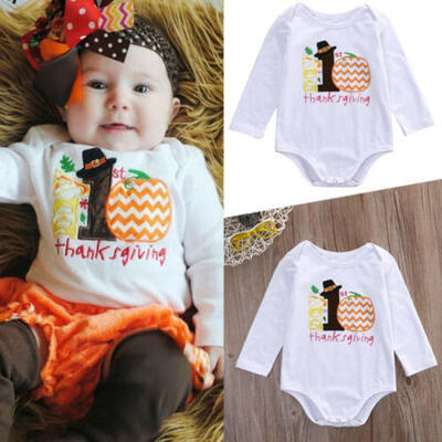 

Cotton Newborn Baby Girl Boy Clothes Bodysuit Romper Jumpsuit Playsuit Outfits