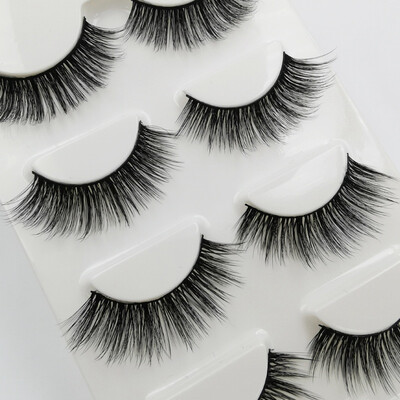 

3D Mink False Eyelashes Beauty Makeup Thick Voluminous Messy Fake Eye Lashes Extension Tools Eye Cosmetic
