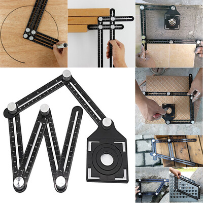 

Siaonvr Aluminum Alloy Measuring localizer For Builder Craftsmen Handymen Template Tool